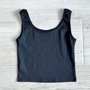 Black Crop Top for Women